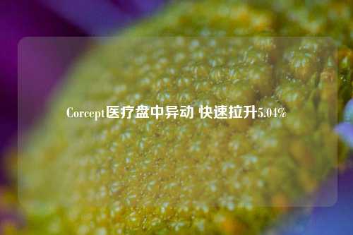 Corcept医疗盘中异动 快速拉升5.04%