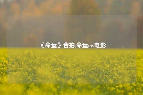 《命运》合拍,命运mv电影