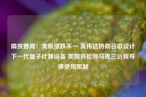 隔夜要闻：美股涨跌不一 英伟达协助谷歌设计下一代量子计算设备 美国将松绑乌克兰远程导弹使用限制