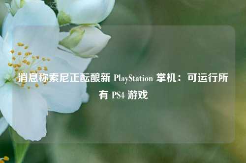 消息称索尼正酝酿新 PlayStation 掌机：可运行所有 PS4 游戏