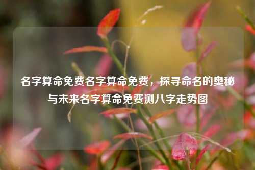 名字算命免费名字算命免费，探寻命名的奥秘与未来名字算命免费测八字走势图