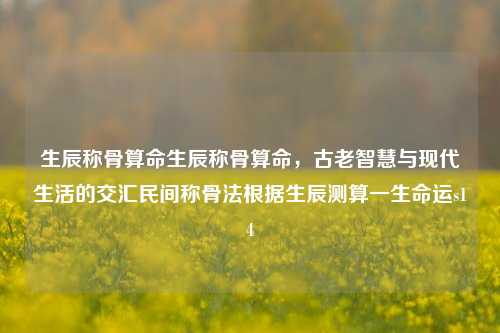 生辰称骨算命生辰称骨算命，古老智慧与现代生活的交汇民间称骨法根据生辰测算一生命运s14