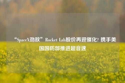 “SpaceX劲敌”Rocket Lab股价再迎催化? 携手美国国防部推进超音速