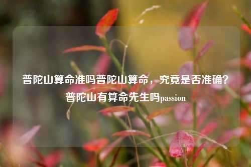 普陀山算命准吗普陀山算命，究竟是否准确？普陀山有算命先生吗passion